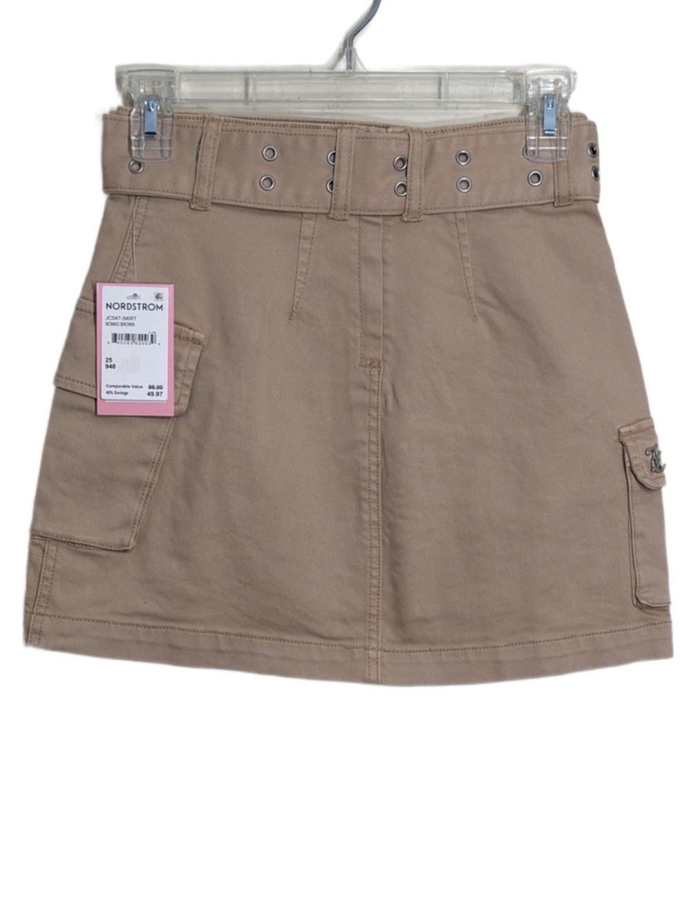 Juicy Couture Taupe Cargo Mini Skirt - Picture 3 of 15